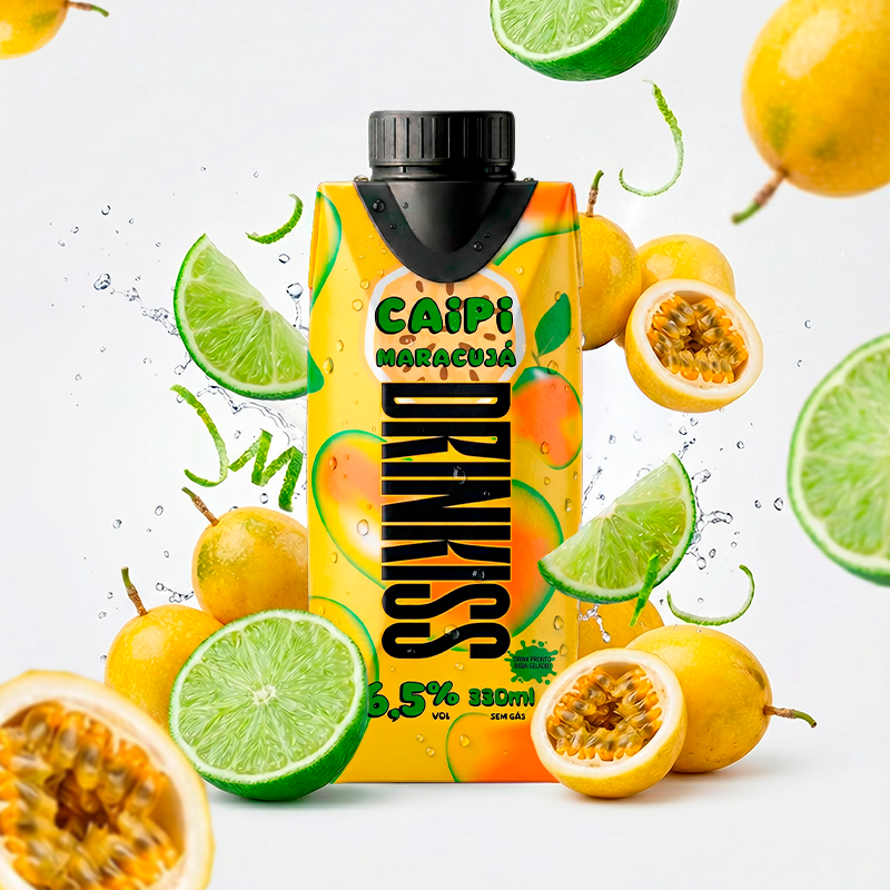 Capi Maracujá - 330 ml :: Maracujá e Vodka