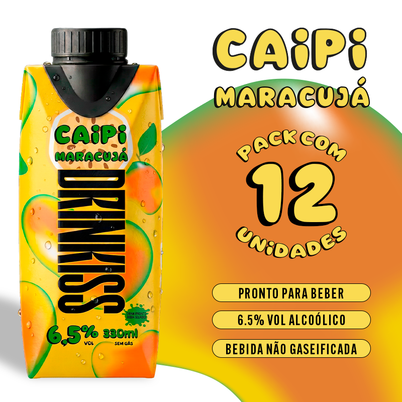 Capi Maracujá - 330 ml :: Maracujá e Vodka