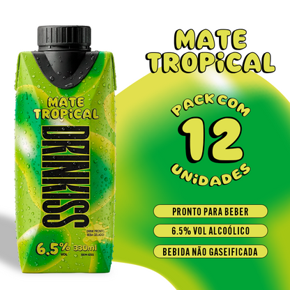 Mate Tropical - 330 ml :: Chá Mate, Limão e Vodka