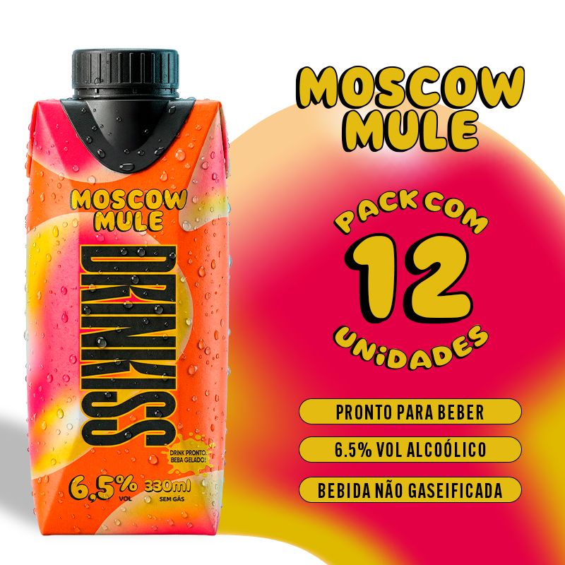 Moscow Mule - 330 ml :: Gengibre, Limão e Vodka