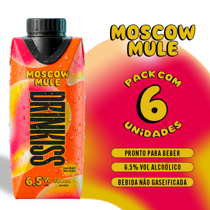 Moscow Mule - 330 ml :: Gengibre, Limão e Vodka