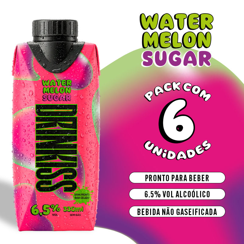 Watermelon Sugar - 330 ml :: Melancia e Vodka